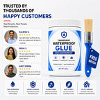 Transparent Waterproof Glue + Free Brush ( BUY 1 GET 2 FREE )