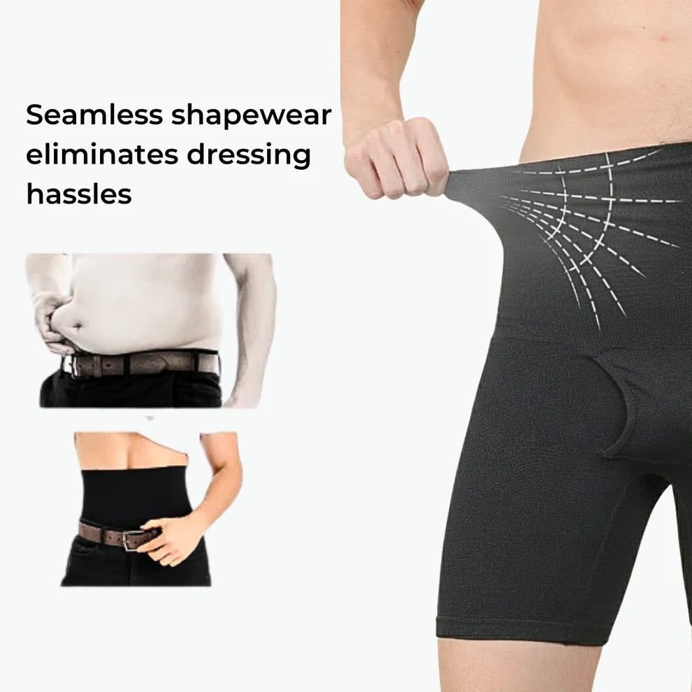 Pack of 2 Offer 😍Men's High-Compression Body Shaper Shorts(BUY 1 GET 1 FREE)