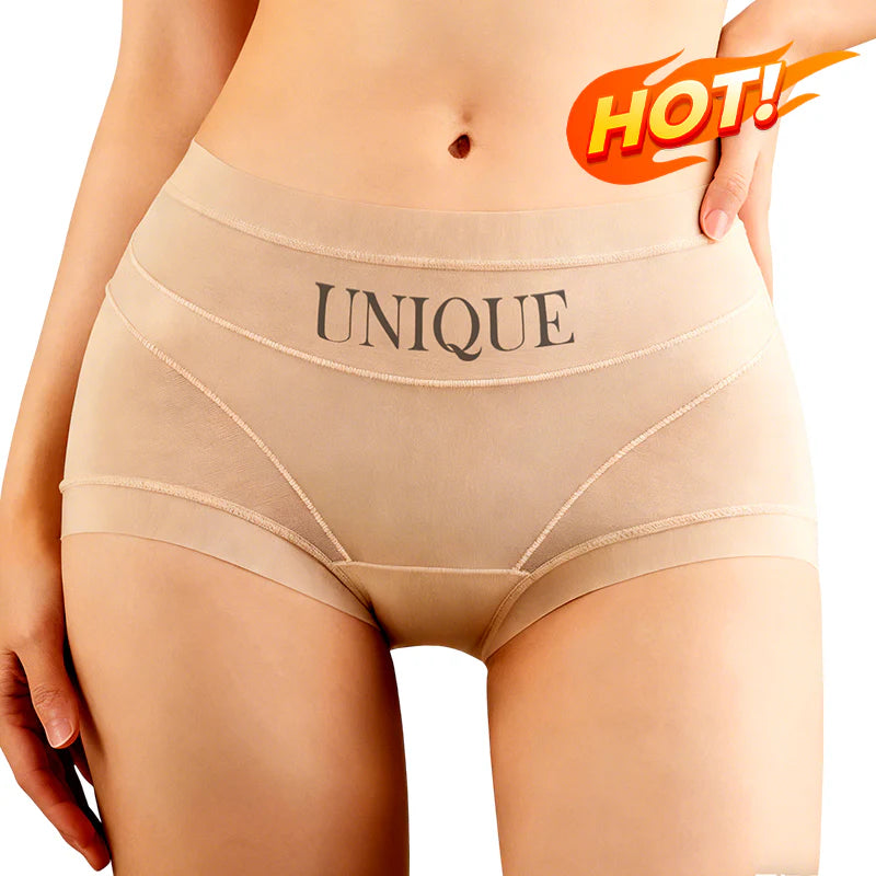 Leak Proof Women's Breathable Shorts Tummy Control Underwear (Pack of 5)