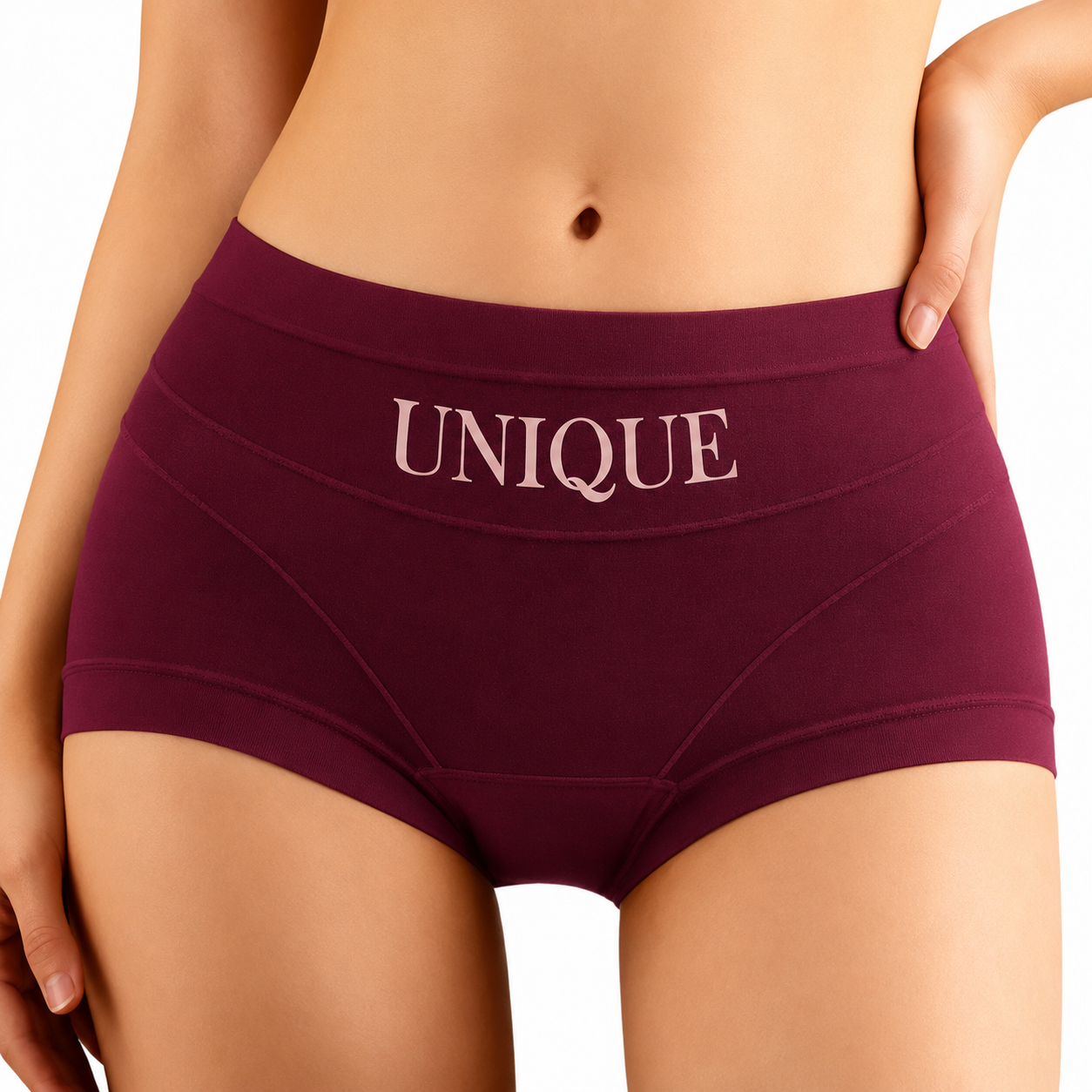 Leak Proof Women's Breathable Shorts Tummy Control Underwear (Pack of 5)