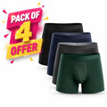 Pack of 4 Offer Today 😍 Men's Ice Silk Special Boxer Underwears