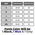 Men’s Premium-Quality Stretch Lycra Pants | Black, Blue & Grey Colors (Pack of 3 Offer 😍)