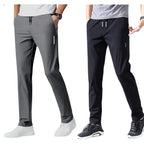Men’s Premium-Quality Stretch Lycra Pants | Black, Blue & Grey Colors (Pack of 3 Offer 😍)